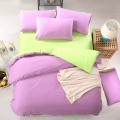 Mikrofaser Polyester einfarbig Duvet Cover SSet