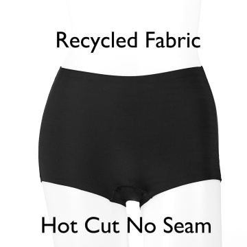 OEM women laser cut recycled fiber boy shorts