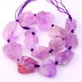 Natürliche rohe grobe Amethyst Schmuck Kristall Edelsteinperlen