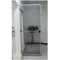 Hinged frame door with anti mosquito net screen