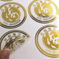 Transparent Gold Foil Stickers