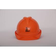 Casque de sécurité du chantier d&#39;orange