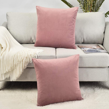 Coussin Velours Carré Confortable Pour La Déco Maison