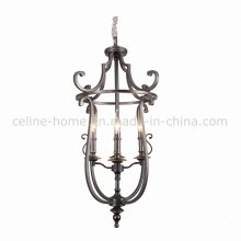 Lampe pendante en fer en laiton antique à quatre lumières (SL2189-4)