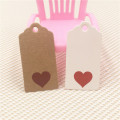 Hair Clip Paper Card Pink Custom