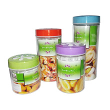 High Quality Glass Jar with Color Lid