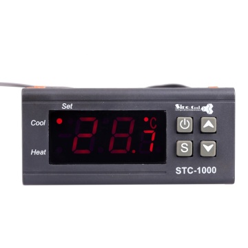 Controlador de temperatura digital para incubadora STC1000
