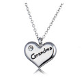 Charm In Pendant & Charms Heart Necklace Anniversary Chain Necklace Silver