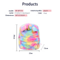 Niños 3D mini láser transparente lindo unicornio plush caricatura bolsas de mochila para niños