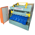 Glazed steel tile forming machine