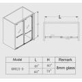 Sliding Shower Screen with Ce Certification (A-KW023-D)