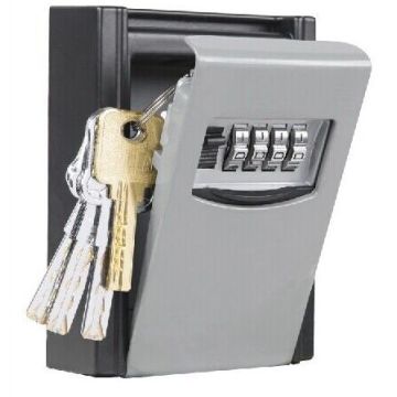 Portable 4-digit Combination Key Box Storage Keys