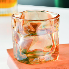 Face score glass jars candle cup