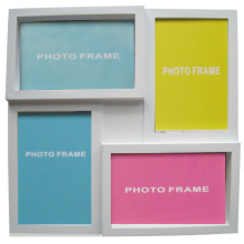 4 ouverture détient 4 par 6 et 6 par 4 blanc Photo Frame