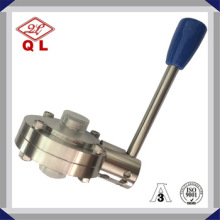 Ss304 Sanitary Welding Butterfly Valve with Clip-Om Handle