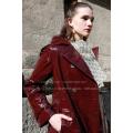 Lady Patent Leather Long Coat