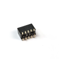 1.27 double row female smt connector with post