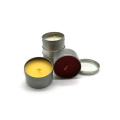 Scented tin box candles for decoration