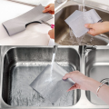 Silver Reusable Gas Stove Cleaning Mat