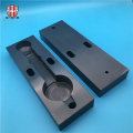 custom machined si3n4 solid ceramic board blank plate