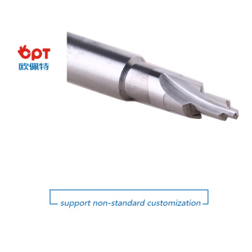 Tungsten carbide spiral flute step drill bit set