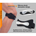 Knee bracing belt with silica gel