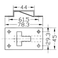 Stainless Steel Door hold open latch