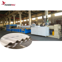 UPVC PVC hollow corrugated roofing sheet production line