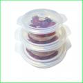 Transparent Leakproof Silicone Collapsible Lunch Box