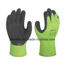 Latex Work Glove with High Visibility (LY2026) (CE APPROVED) -Blue