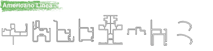 pvc americano linea thermopanel ventansa de pvc profileS