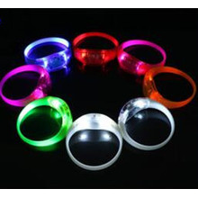 LED Light Silicon Twinkle Aviso de segurança intermitente Hand Belt