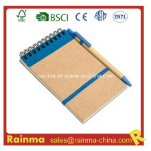 Recycled Paper Notebook with Ball Pen