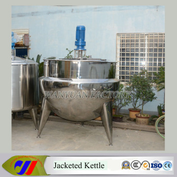 1500L de aquecimento de vapor de grande capacidade de aquecimento Jacketed Pote de cozinha