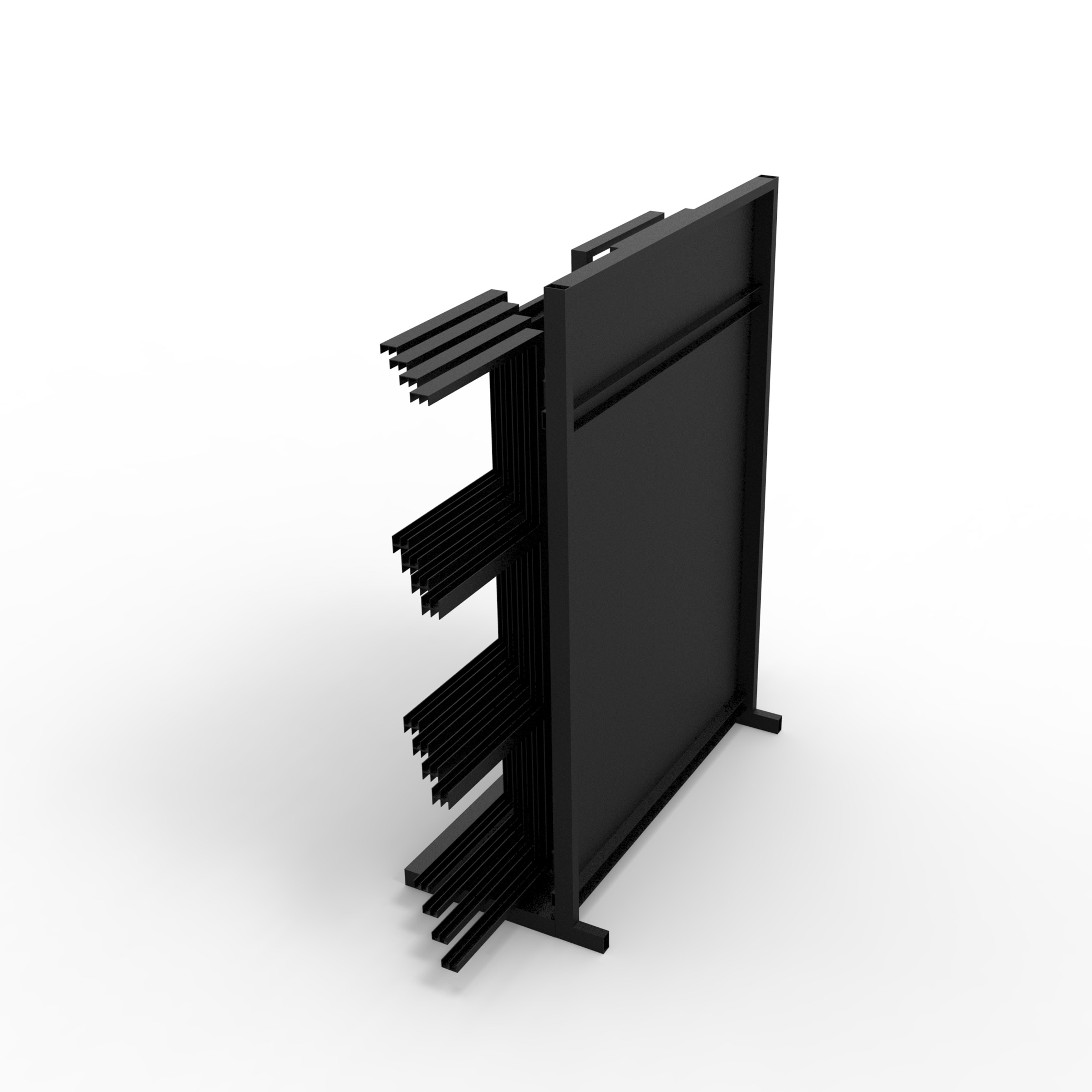 Heavy Bearing Board Display Stand With Hinges