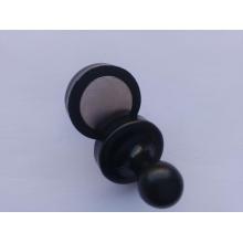 Magnetic Black PushPins Plastic Material