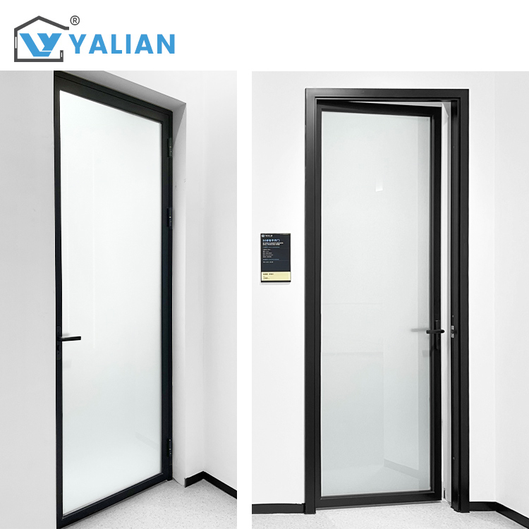 Inward Opening Aluminum Casement Door Inward Opening Aluminum Casement Door