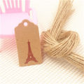 Kraft Paper Hang Tag Luxury Pink Color