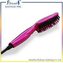 Hair Styling Straightening Electric Ceramic Flat Iron Brush