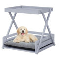 Pet Dog Bed Frame with Removable Cushion