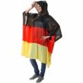 Poncho de chuva para adulto Alemanha bandeira chuva