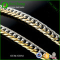 Colored Chain For Jewelry Accessories Stainless Steel Mens Necklace