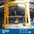 China trilho montado única viga 5 Ton Gantry Crane Design