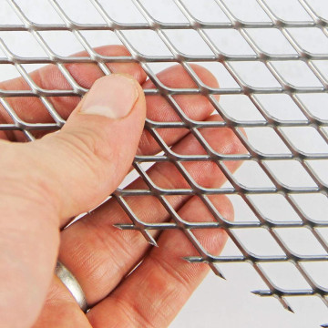 Diamond Stainless Steel PVC Coated expanded metal mesh