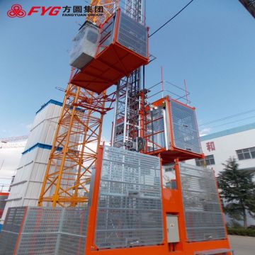 High Security 3 Electormotor Construction Elevator