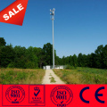 Galvanized 36M Communication Tower with Antennas