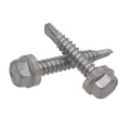 Hexagon flange head drilling screws DIN7504K