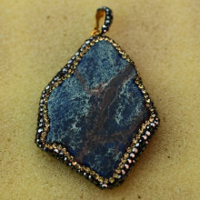 Wholesale Natural Gemstone Turquoise Pendant Jewelry DIY