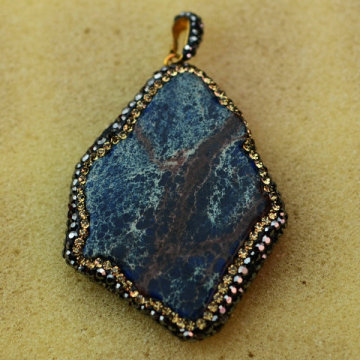 Wholesale Natural Gemstone Turquoise Pendant Jewelry DIY