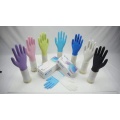 Guantes de nitrilo de grado de alimentos desechables bluk negro